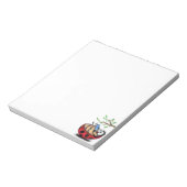 Happy Ladybug met Notitieblok Spring van telefoon (Linkerzijde)