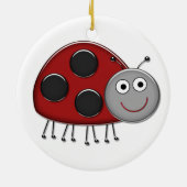 Happy Ladybug Ornament (Achterkant)