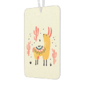 Happy lama met cactus luchtverfrisser (Links)