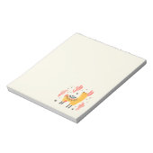 Happy lama met cactus notitieblok (Linkerzijde)