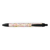 Happy lama met cactus zwarte inkt pen (Achterkant)