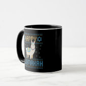 Happy Lamakah Funny Jewish Hanukkah Gift Mok (Voorkant links)