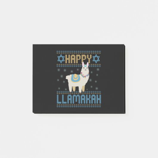 Happy Lamakah Funny Jewish Hanukkah Gift Post-it® Notes (Voorkant)
