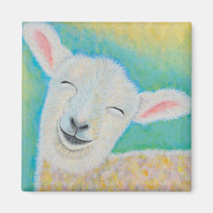 Happy Lamb Magneet