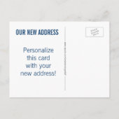 "Happy Lane" Briefkaarten voor adreswijziging (Achterkant)