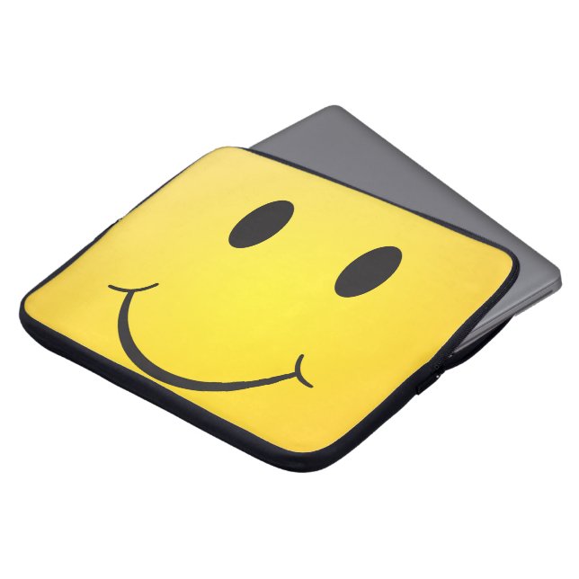 Happy Laptop Sleeve (Voorkant top)