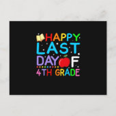 Happy Last Day of 5th Grade Afstuderen Aankondigingskaart (Voorkant)