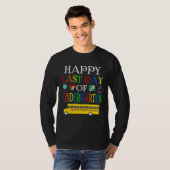 Happy Last Day Of Kindergarten 2023  Teachers Stud T-shirt (Voorkant volledig)