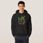 Happy Last Day of School 2e Grade Student Summer Hoodie (Voorkant volledig)