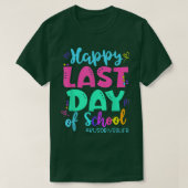 Happy Last Day of School Bus Driver Life Summer T- T-shirt (Design voorkant)
