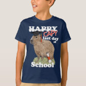 Happy Last Day of School Capybara Afstuderen T-shirt (Voorkant)