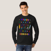 Happy Last Day of School Fun End Year Afstuderen T-shirt (Voorkant volledig)