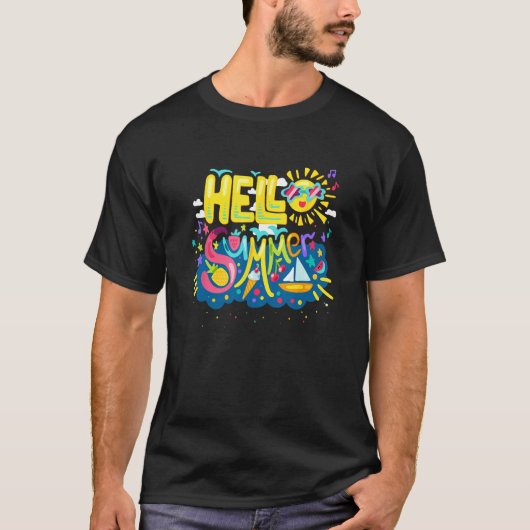 Happy Last Day of School Hello Summer 2023 69 T-shirt (Voorkant)