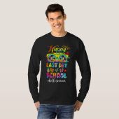 Happy Last Day Of School Hello Summer Teacher Stud T-shirt (Voorkant volledig)