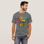 Happy Last Day Of School Hello Summer Teacher Stud T-shirt (Voorkant volledig)