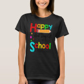 Happy Last Day Of School Hello Summer Teacher Stud T-shirt (Voorkant)