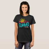 Happy Last Day Of School Hello Summer Teacher Stud T-shirt (Voorkant volledig)