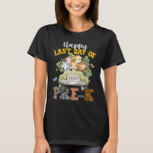 Happy Last Day of School Pre k Safari Animals Summ T-shirt (Voorkant)