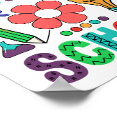 Happy Last Day Of School Teacher Student Graduatio Poster (Hoek)