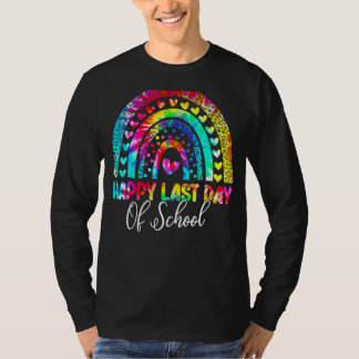 Happy Last Day Of School Teacher Student Graduatio T-shirt