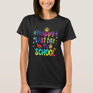 Happy Last Day Of School Teacher Student Graduatio T-shirt