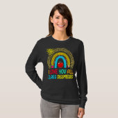 Happy Last Day Of School Teacher Student Graduatio T-shirt (Voorkant volledig)