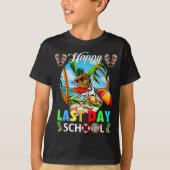 Happy Last Day Of School Teacher Student Graduatio T-shirt (Voorkant)
