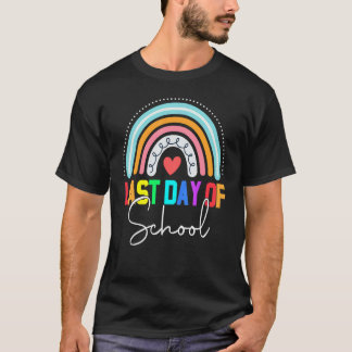 Happy Last Day Of School Teacher Student Graduatio T-shirt