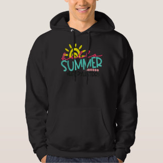 Happy Last Day Of School Teacher Student Hello Sum Hoodie