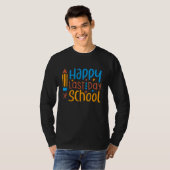 Happy Last Day Of School Teacher Student Hello Sum T-shirt (Voorkant volledig)