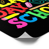 Happy Last Day of School Teacher Student Poster (Hoek)