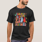 Happy Last Day of School Teachers Crayons Kids Caf T-shirt (Voorkant)