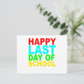 Happy Last Day of School's T-Shirts.png Briefkaart (Staand voorkant)