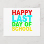 Happy Last Day of School's T-Shirts.png Briefkaart (Voorkant)