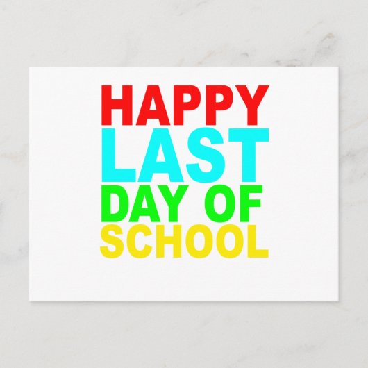 Happy Last Day of School's T-Shirts.png Briefkaart (Voorkant)