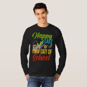 Happy Last Of Day School Bus Driver Teacher Studen T-shirt (Voorkant volledig)