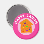 HAPPY LAUGH MAGNEET (Voorkant / Achterkant)