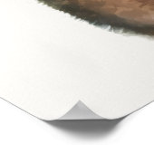 Happy Laughing Baby Bunny Rabbit Nursery Poster (Hoek)