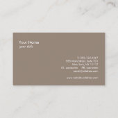 Happy Laughing Buddha New age Visitekaartje (Achterkant)