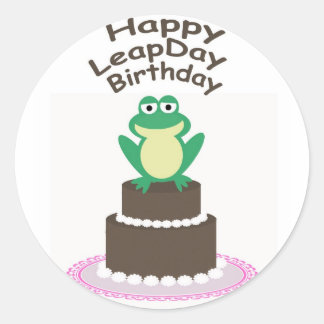 Happy Leap Day Verjaardag Stickers