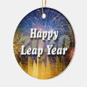 Happy Leap Year 2020 Keramisch Ornament (Links)