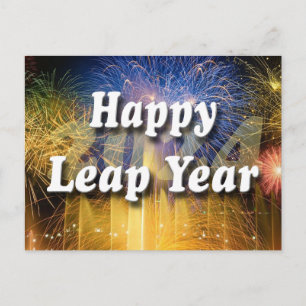 Happy Leap Year 2024 Briefkaart
