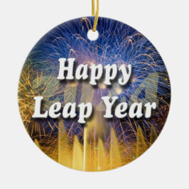 Happy Leap Year 2024 Keramisch Ornament