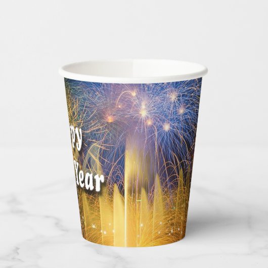 Happy Leap Year 2024 Papieren Bekers (Links)