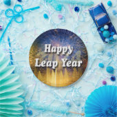 Happy Leap Year 2024 Papieren Bordje (Feest)