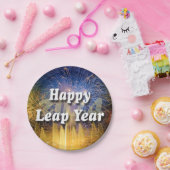 Happy Leap Year 2024 Papieren Bordje (Feest)