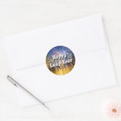 Happy Leap Year 2024 Ronde Sticker (Envelop)