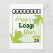 Happy Leap Year 29 feb Briefkaart (Voorkant)