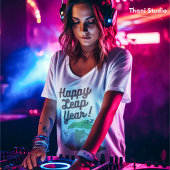 Happy Leap Year 29 februari  Wit T-shirt