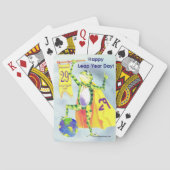 Happy Leap Year Dag Speelkaarten (Achterkant)